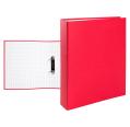 Carpeta de 2 Anillas 40mm de Plástico Rojo