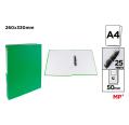 Carpeta de Cartón Fº 2 Anillas Verde