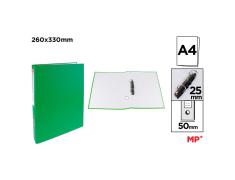 Carpeta de Cartón Fº 2 Anillas Verde