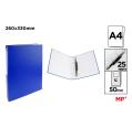 Carpeta de Cartón Fº 4 Anillas Azul