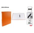 Carpeta de Cartón Fº 2 Anillas Naranja