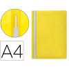 Carpeta Dossier Fastener Plastico A4 Amarilla Q-Connect