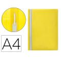 Carpeta Dossier Fastener Plastico A4 Amarilla Q-Connect