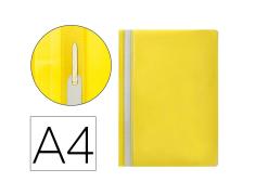 Carpeta Dossier Fastener Plastico A4 Amarilla Q-Connect