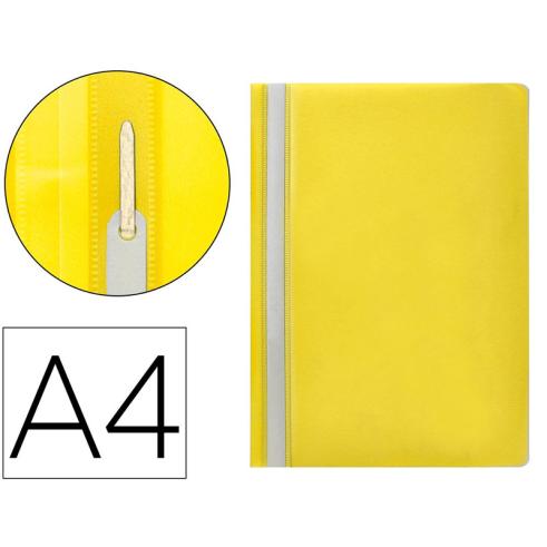 Carpeta Dossier Fastener Plastico A4 Amarilla Q-Connect