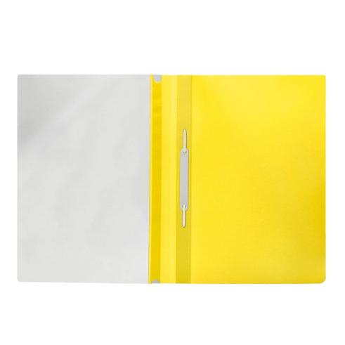 Carpeta Dossier Fastener Plastico A4 Amarilla Q-Connect