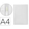 Carpeta Dossier Fastener Plastico A4 Blanca Q-Connect