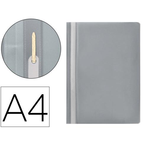 Carpeta Dossier Fastener Plastico A4 Gris Q-Connect