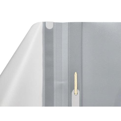 Carpeta Dossier Fastener Plastico A4 Gris Q-Connect