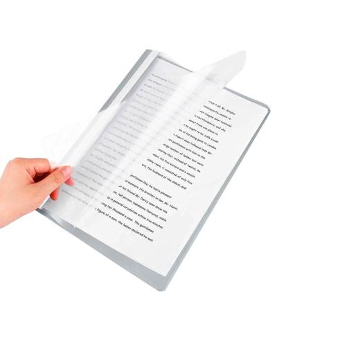 Carpeta Dossier Fastener Plastico A4 Gris Q-Connect