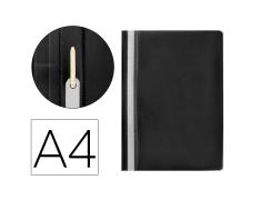 Carpeta Dossier Fastener Plastico A4 Negra Q-Connect