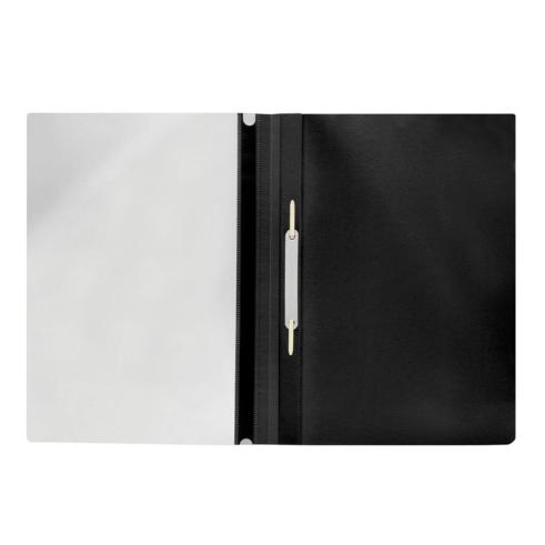 Carpeta Dossier Fastener Plastico A4 Negra Q-Connect