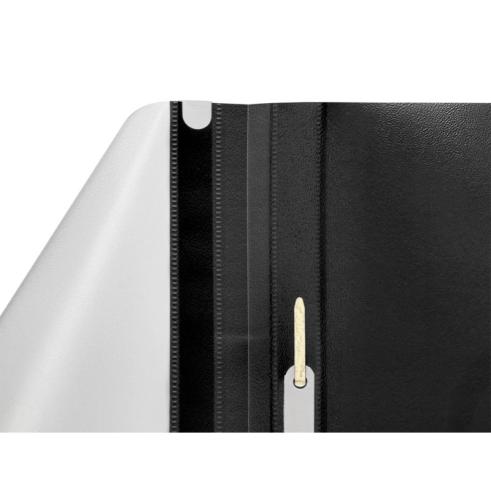 Carpeta Dossier Fastener Plastico A4 Negra Q-Connect