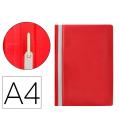 Carpeta Dossier Fastener Plastico A4 Roja Q-Connect
