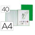 CARPETA ESCAPARATE CON ESPIRAL VERDE