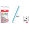 Cera Plastica Kids Colores Pastel 12u MP