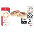 Cinta Adhesiva Doble Cara 100 Micras 12 mm 10 m