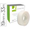 CINTA ADHESIVA Q-CONNECT INVISIBLE 19mmx33mt