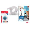 Cinta de Doble Cara Transparente 1 mm x 2,5 m