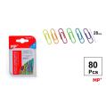 CLIPS FLUORESCENTES 28MM 80 UDS MP