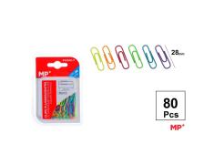 CLIPS FLUORESCENTES 28MM 80 UDS MP