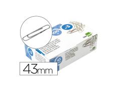 CLIPS LIDERPAPEL Nº3 LABIADOS 43 MM CAJA DE 100 UNIDADES
