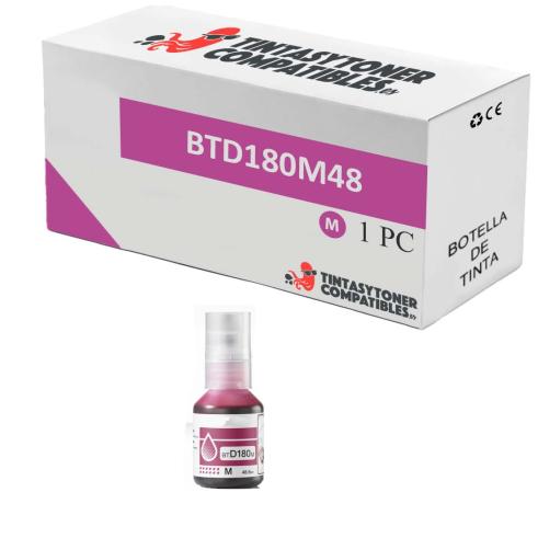 Compatible Brother BTD180M Magenta Botella de Tinta