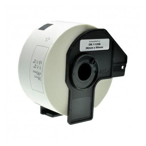 Compatible BROTHER DK-11208 Etiquetas Precortadas