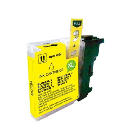 Compatible Brother LC1100 / LC980 Amarillo
