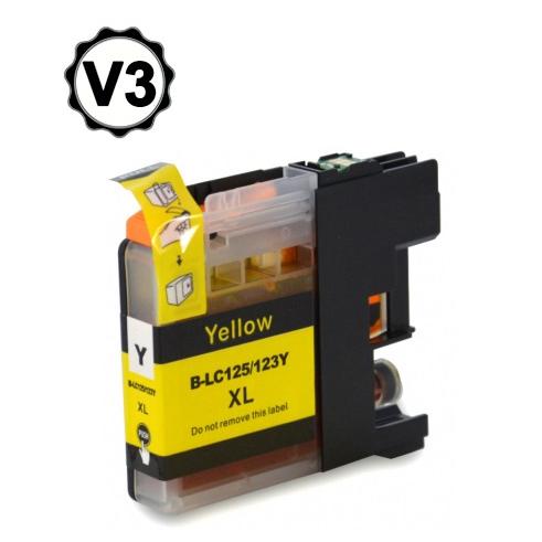 Compatible Brother LC125XL Amarillo