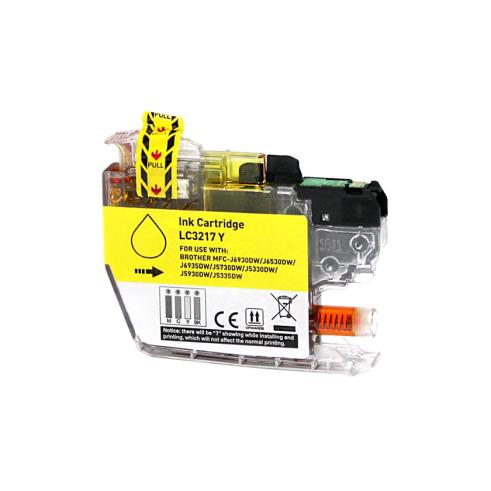 Compatible Brother LC3217 Amarillo