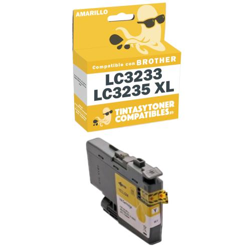Compatible BROTHER LC3235 XL / LC3233 Amarillo