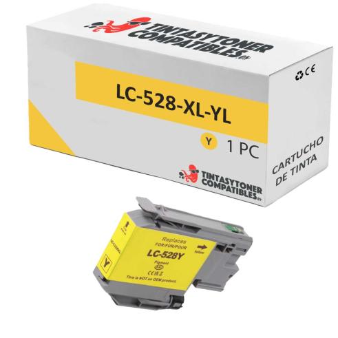 Compatible Brother LC528XL Amarillo