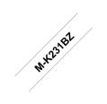 Compatible Brother M-K231 Cinta No Laminada Negro / Blanco