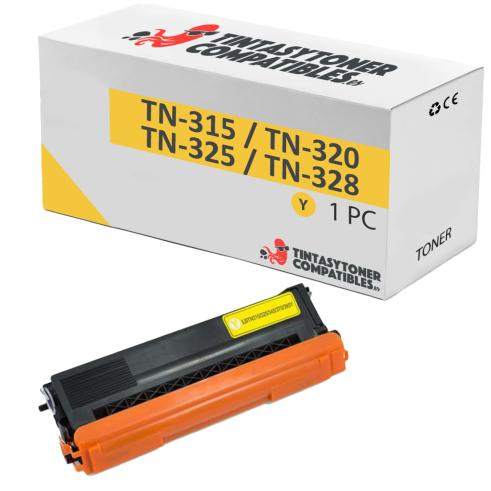 Compatible Brother TN-325 TN-320 Amarillo