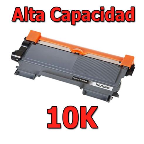 Compatible Brother TN2220/TN2210/TN2010/TN450XL Alta Capacidad (10K)