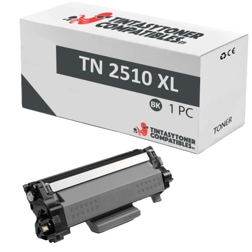 Compatible Brother TN2510XL Negro
