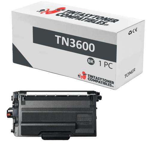 Compatible Brother TN3600 Negro