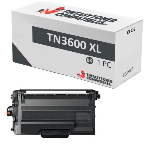 Compatible Brother TN3600XL Negro