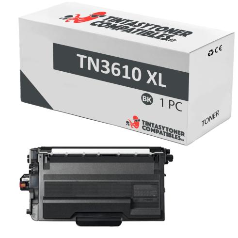 Compatible Brother TN3610XL Negro
