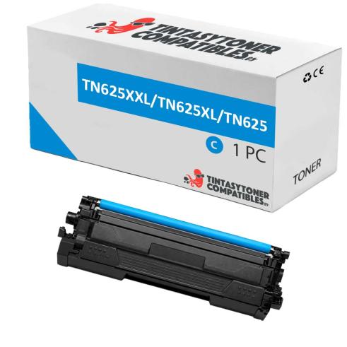 Compatible Brother TN625XXL/TN625XL/TN625 Cyan