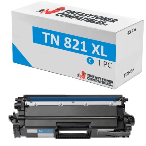 Compatible Brother TN821XL Cyan