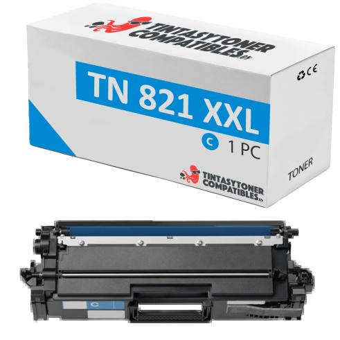 Compatible Brother TN821XXL Cyan