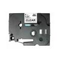 Compatible BROTHER TZE-111 Negro / Transparente TZ-111
