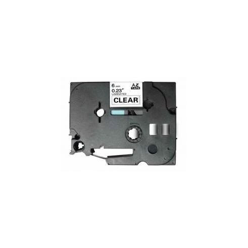 Compatible BROTHER TZE-111 Negro / Transparente TZ-111