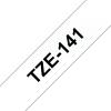 Compatible Brother TZE-141 Negro / Transparente TZ-141
