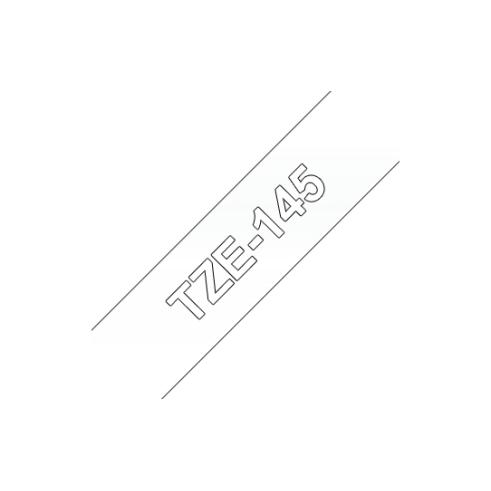 Compatible Brother TZE-145 Blanco / Transparente TZ-145