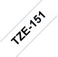 Compatible Brother TZE-151 Negro / Transparente TZ-151