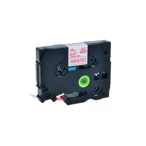 Compatible BROTHER TZE-232 Rojo / Blanco TZ-232