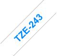 Compatible Brother TZE-243 Azul / Blanco TZ-243